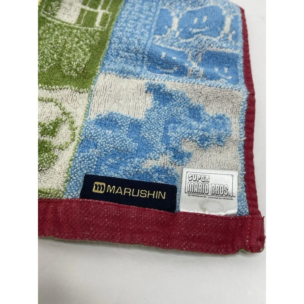 Marushin Hand Towel Mini Towel Nintendo Mario Ground Stage 9x9